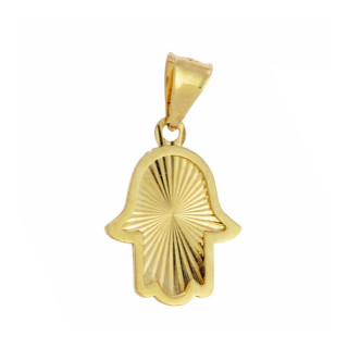 Złota zawieszka wisiorek ręka Fatimy