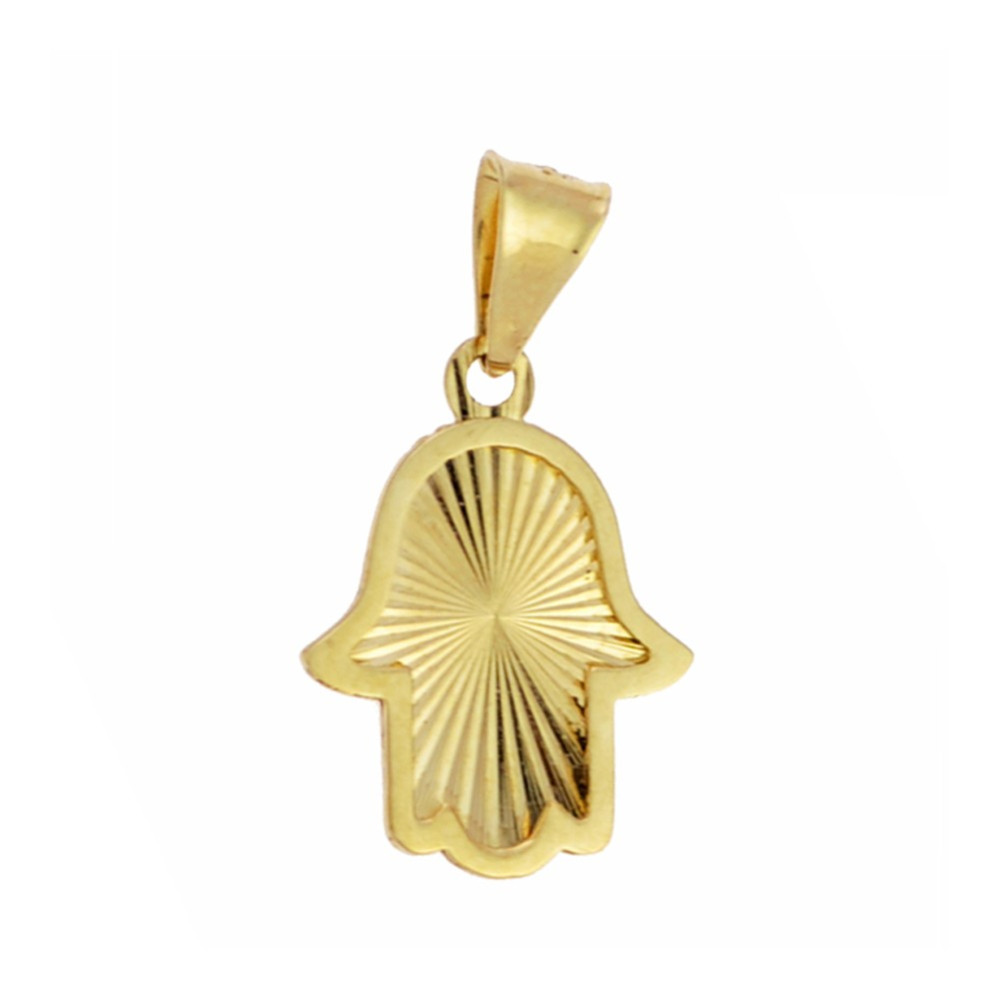 Złota zawieszka wisiorek ręka Fatimy