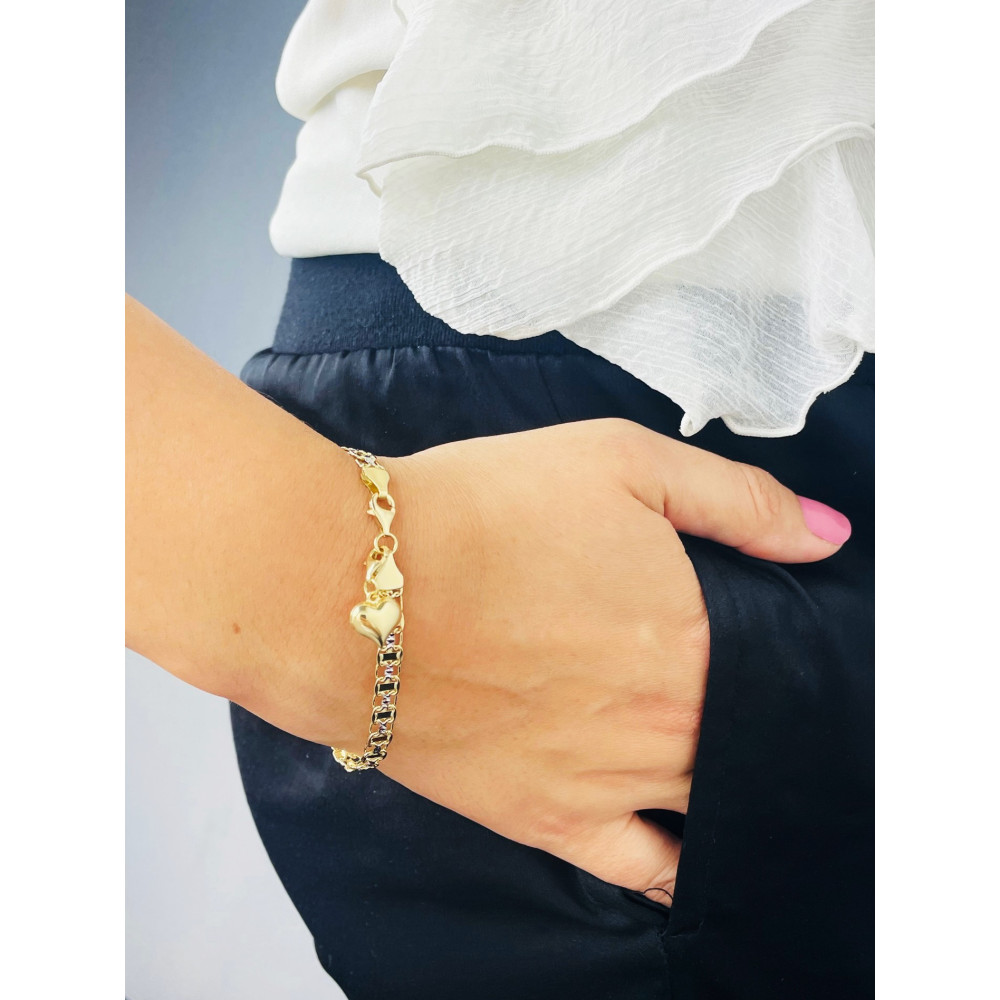 Anhänger Gelbgold Goldanhänger Herz charms 585er 14KT