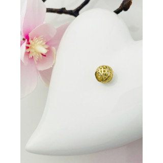 Anhänger Kugel Einhänger Charms Gelbgold Goldanhänger 585er 14KT