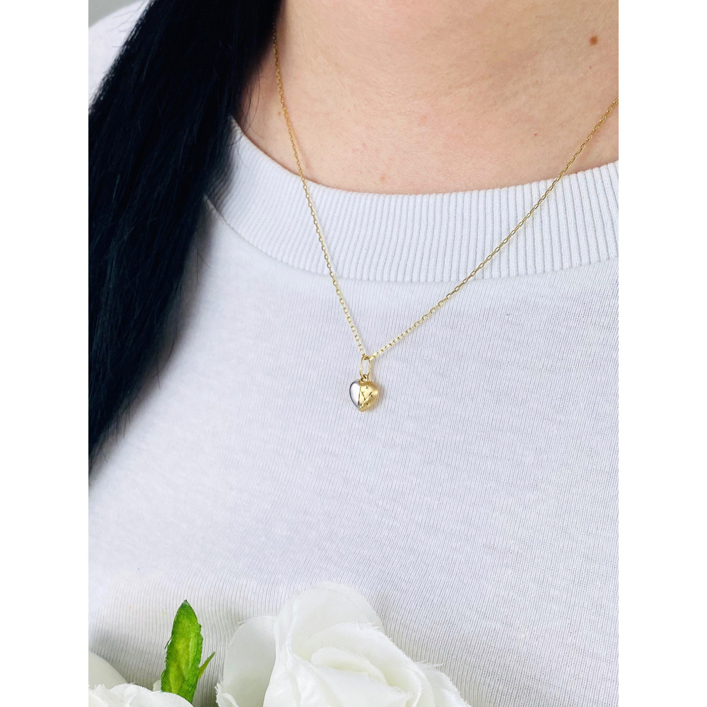 copy of Złoty wisiorek zawieszka rozeta ażurowa