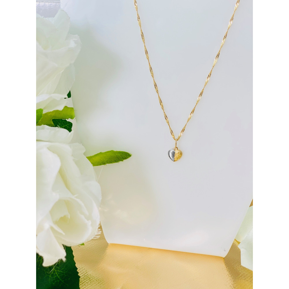 copy of Złoty wisiorek zawieszka rozeta ażurowa