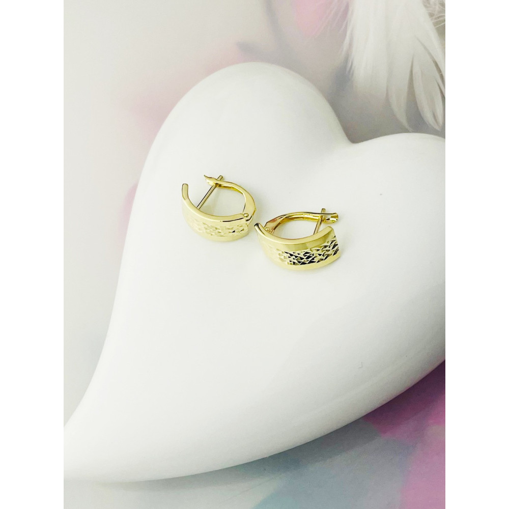 Ohrringe Ohrhänger Ohrstecker Ohrschmuck Gelbgold Paar 585er 14KT