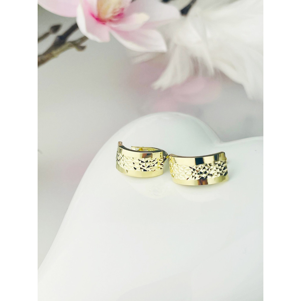 Ohrringe Ohrhänger Ohrstecker Ohrschmuck Gelbgold Paar 585er 14KT