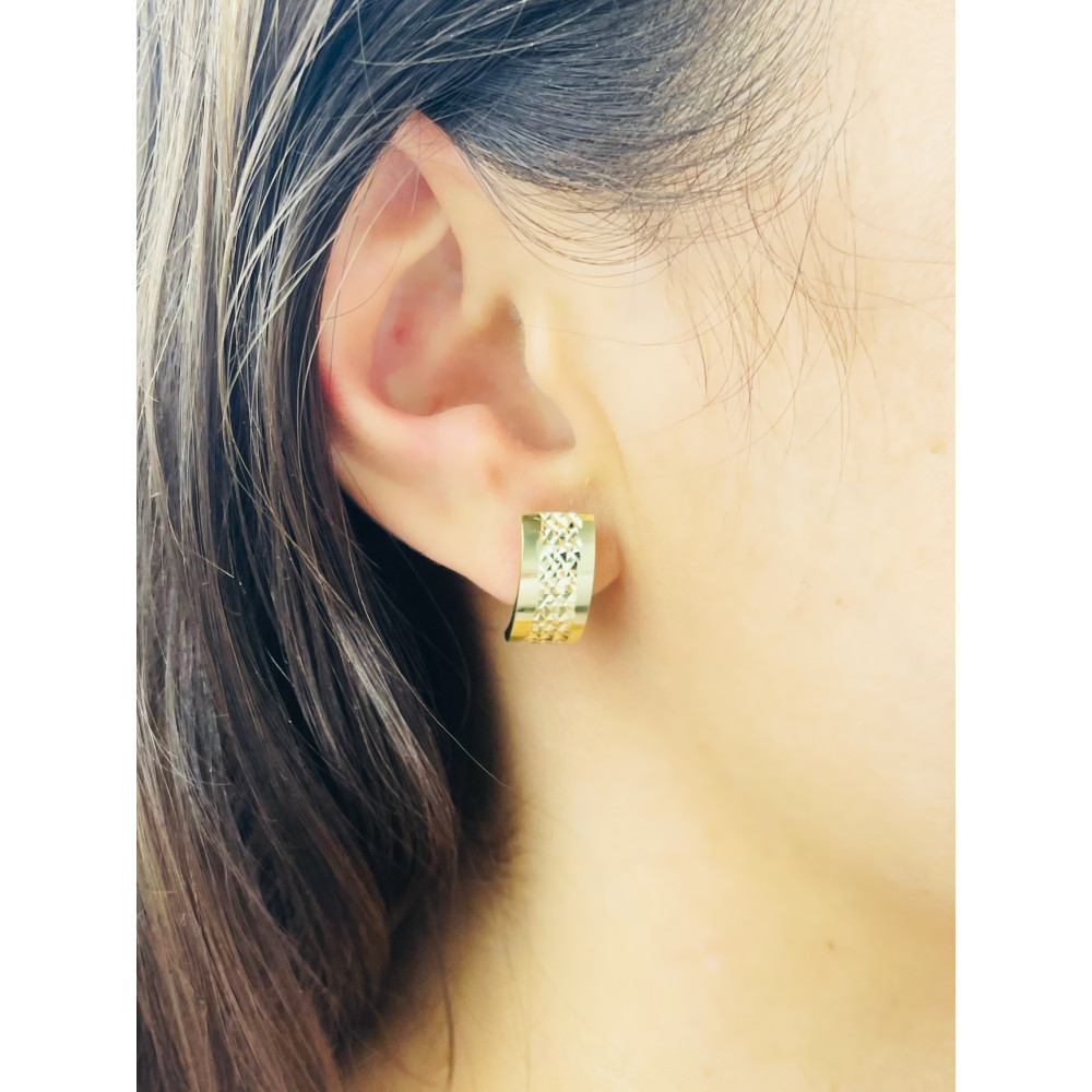 Ohrringe Ohrhänger Ohrstecker Ohrschmuck Gelbgold Paar 585er 14KT