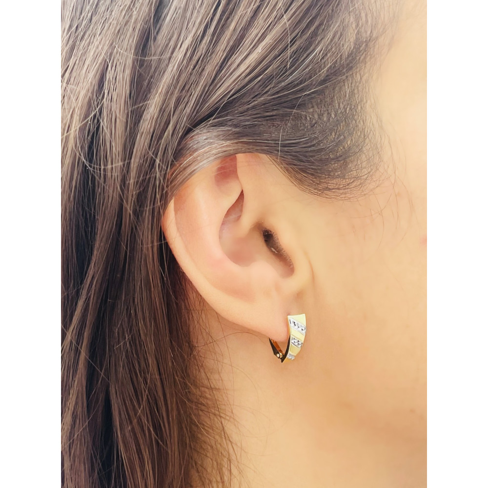 Ohrringe Ohrhänger Ohrstecker Ohrschmuck Gelbgold Paar 585er 14KT