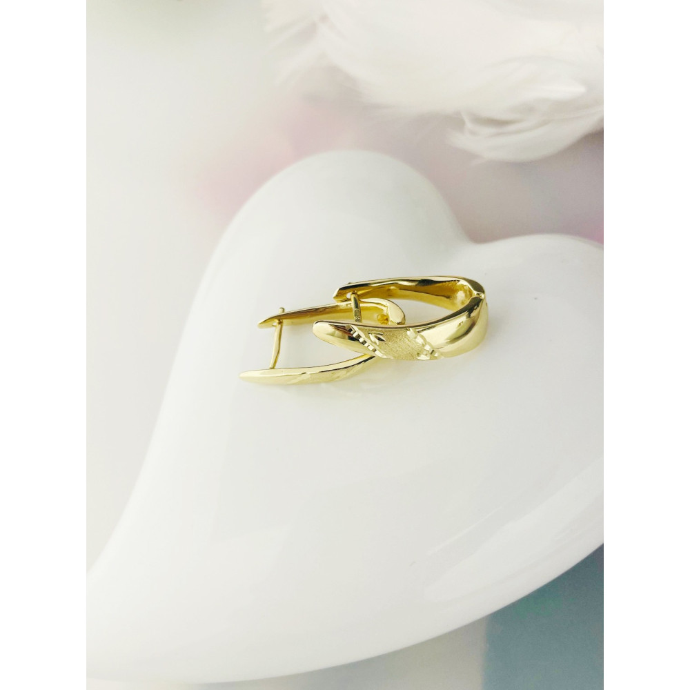 Ohrringe Ohrhänger Ohrstecker Ohrschmuck Gelbgold Paar 585er 14KT