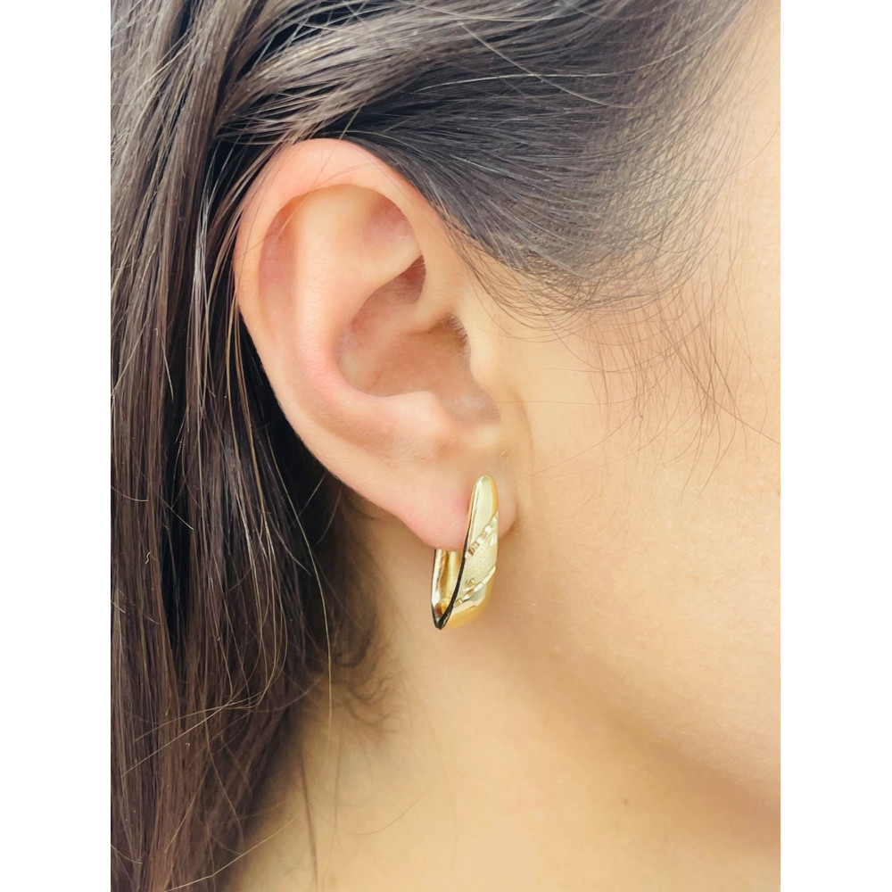 Ohrringe Ohrhänger Ohrstecker Ohrschmuck Gelbgold Paar 585er 14KT