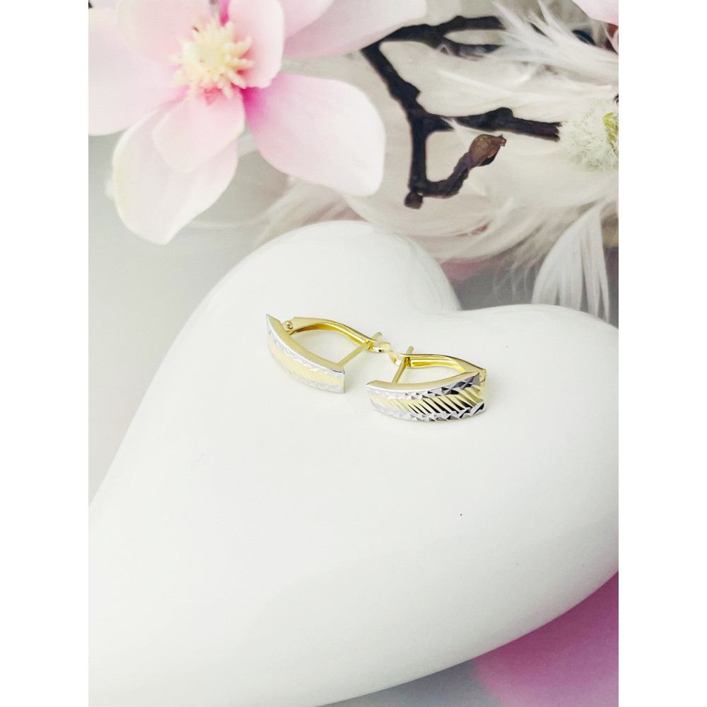 Ohrringe Ohrhänger Ohrstecker Ohrschmuck Gelbgold Paar 585er 14KT