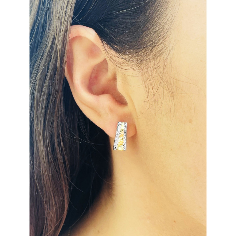 Ohrringe Ohrhänger Ohrstecker Ohrschmuck Gelbgold Paar 585er 14KT