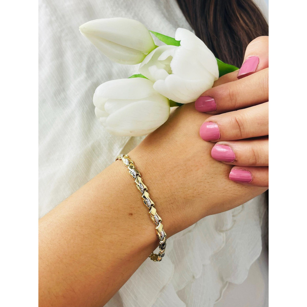 Damen Goldarmband Armband Armkette Gelbgold 585er 14KT