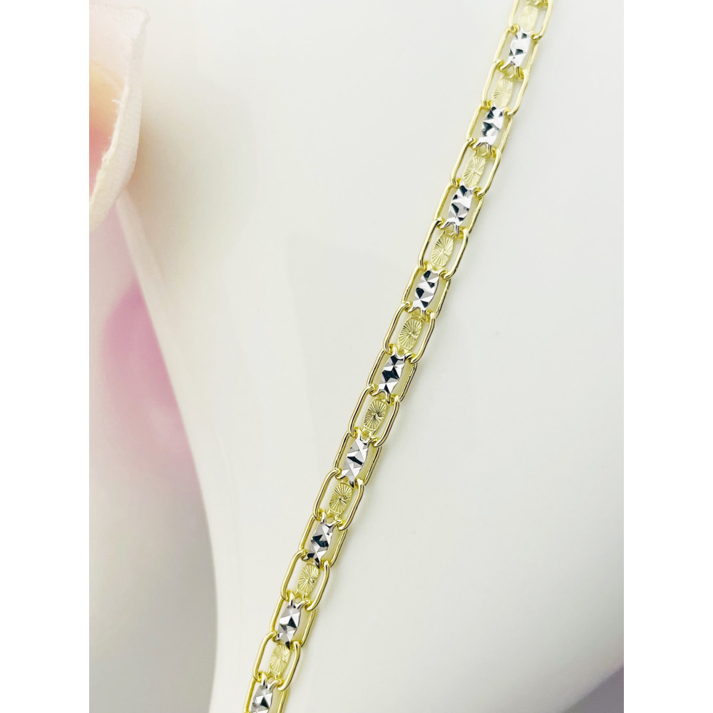 copy of Złota bransoletka z zawieszkami serce