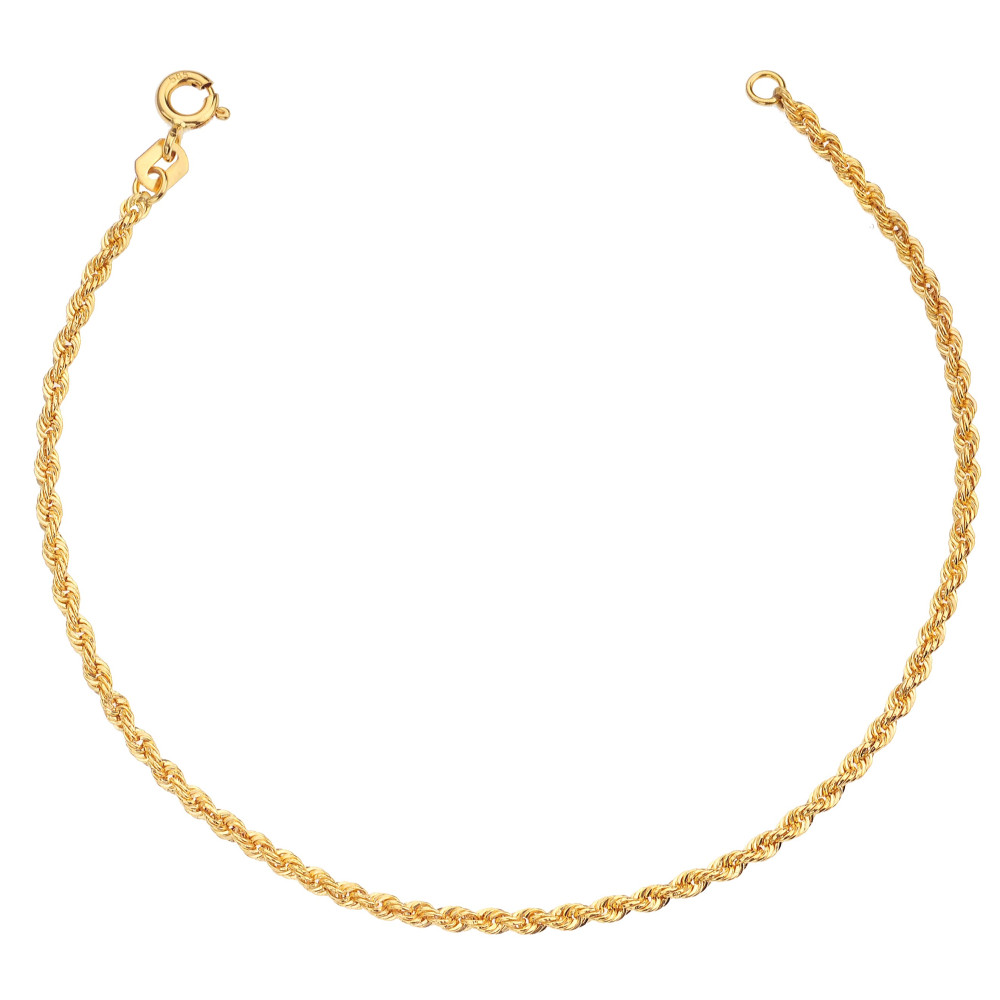 Diamondi Damen Goldarmband Rope Armbänder Kord Magic