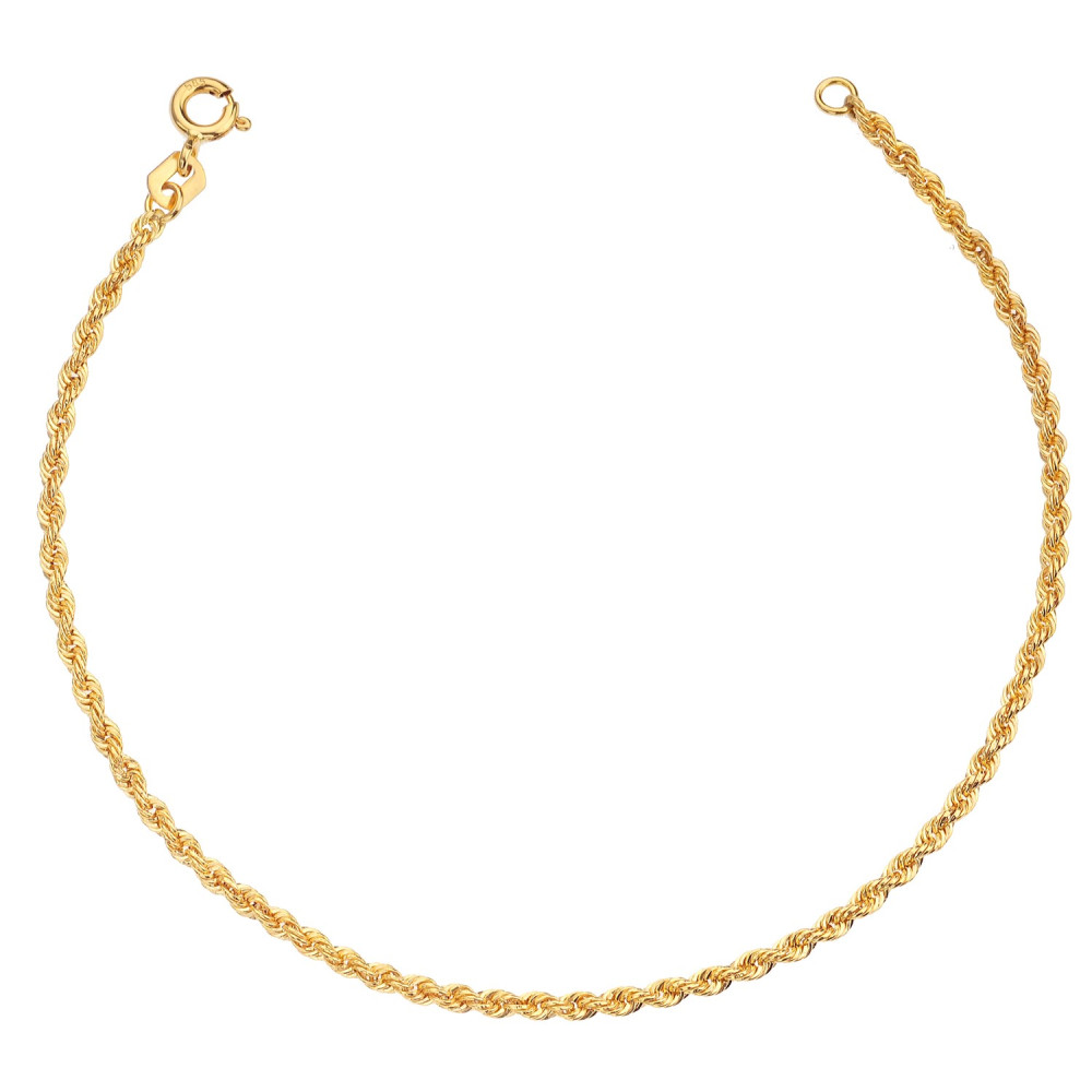 Diamondi Damen Goldarmband Rope Armbänder Kord Magic