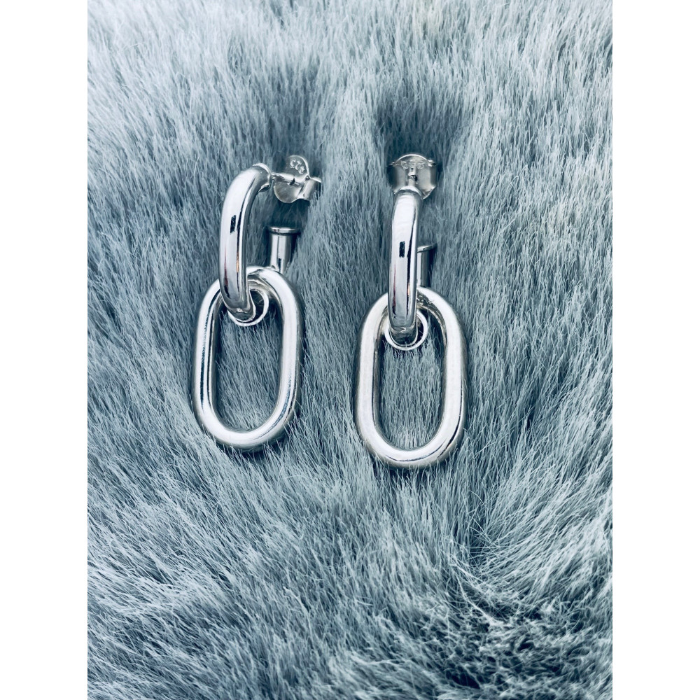 Kette 925 Silber Ohrringe