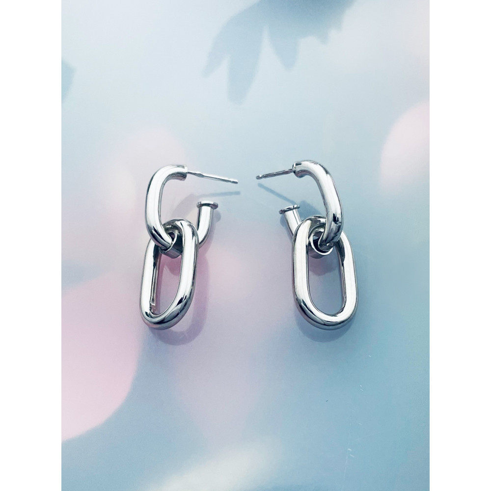 Kette 925 Silber Ohrringe