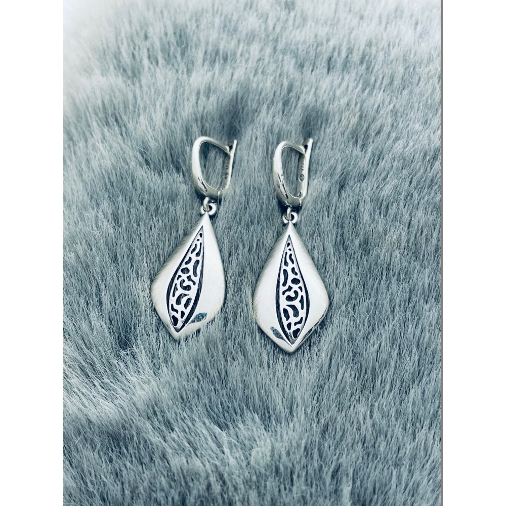 Tröpfchen 925 Silber Ohrringe