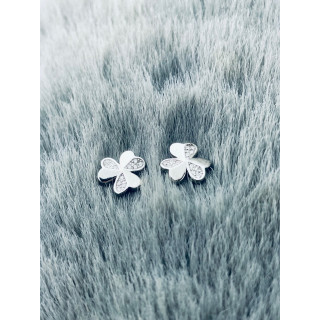 copy of Złote kolczyki przecinki z cyrkoniami