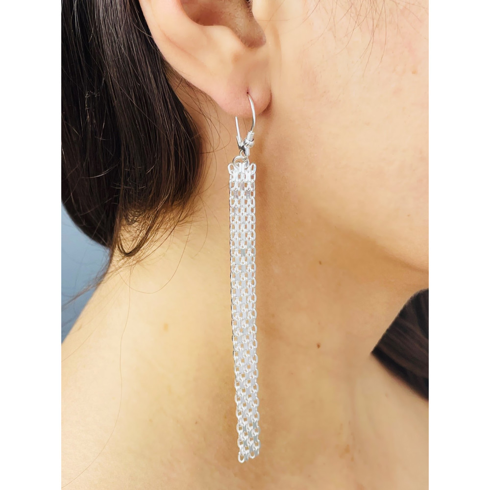 copy of Złote kolczyki przecinki z cyrkoniami