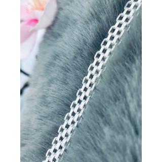 Bismarck geflochtenes Silberarmband 925 Silber Damen Kinder