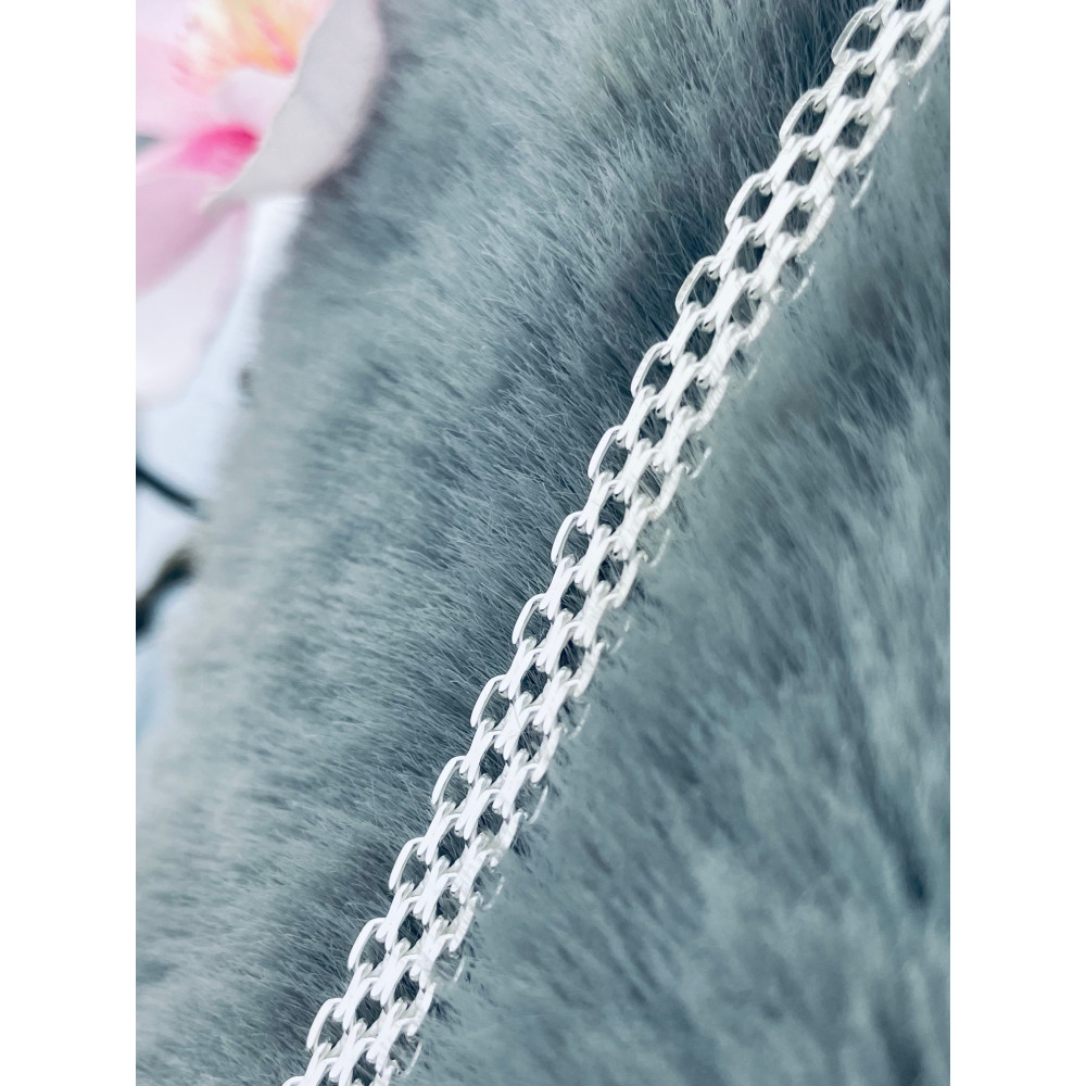 Bismarck geflochtenes Silberarmband 925 Silber Damen Kinder