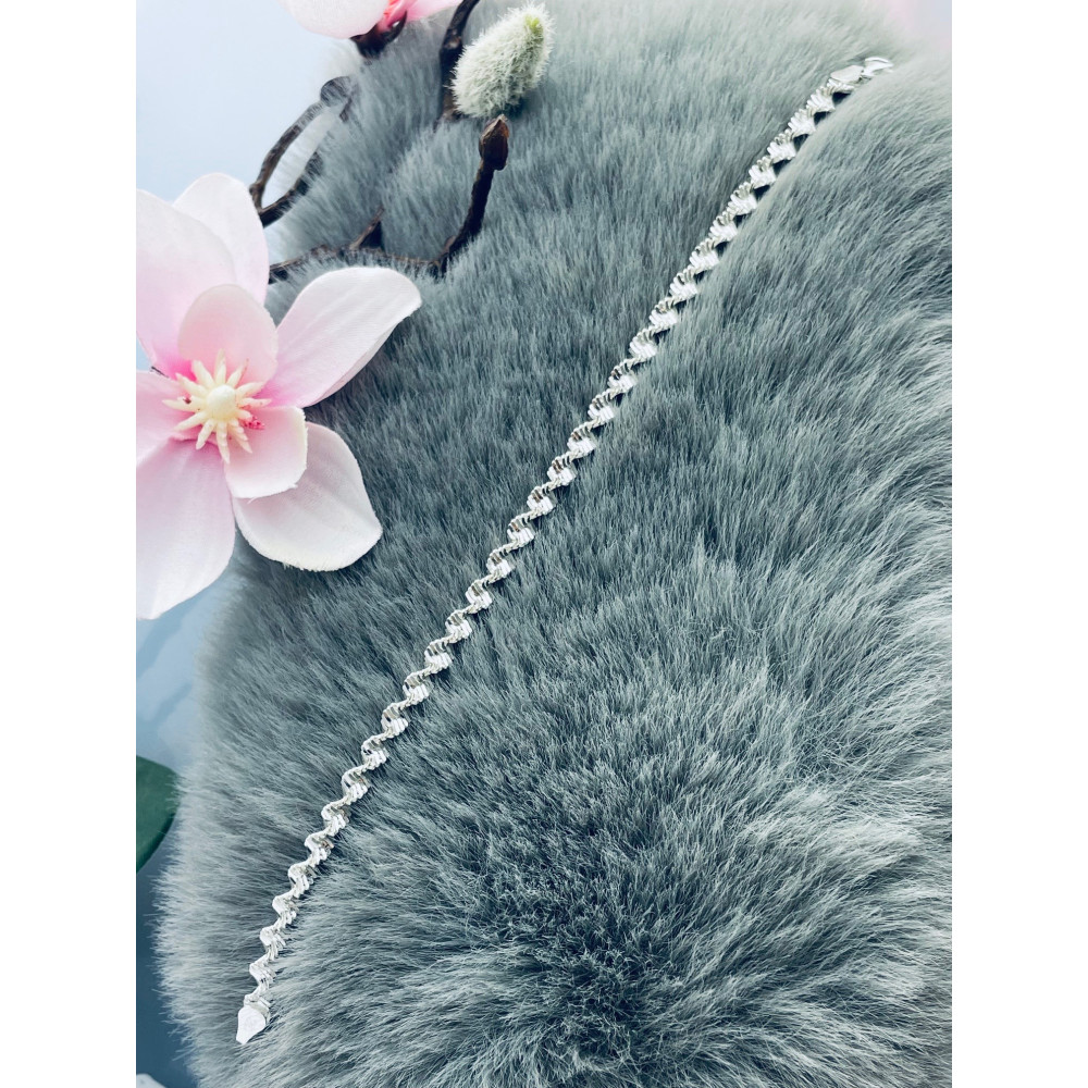 Twist Armband 925 Silber Damen