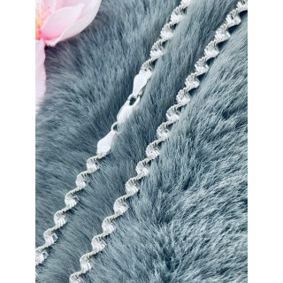 925 Silber Halskette Collier Twist-kette