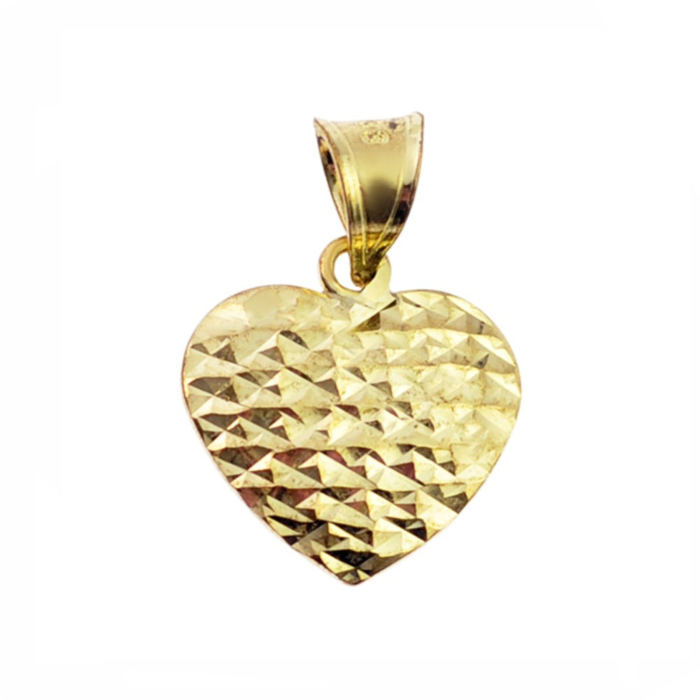 Złota zawieszka wisiorek serce