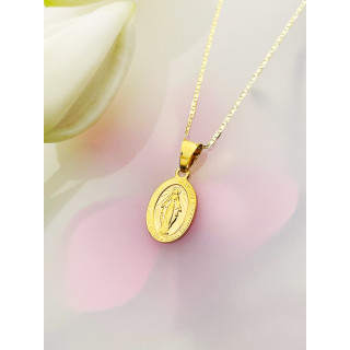Anhänger Madonna Maria Goldanhänger Erstkommunion 585er 14KT