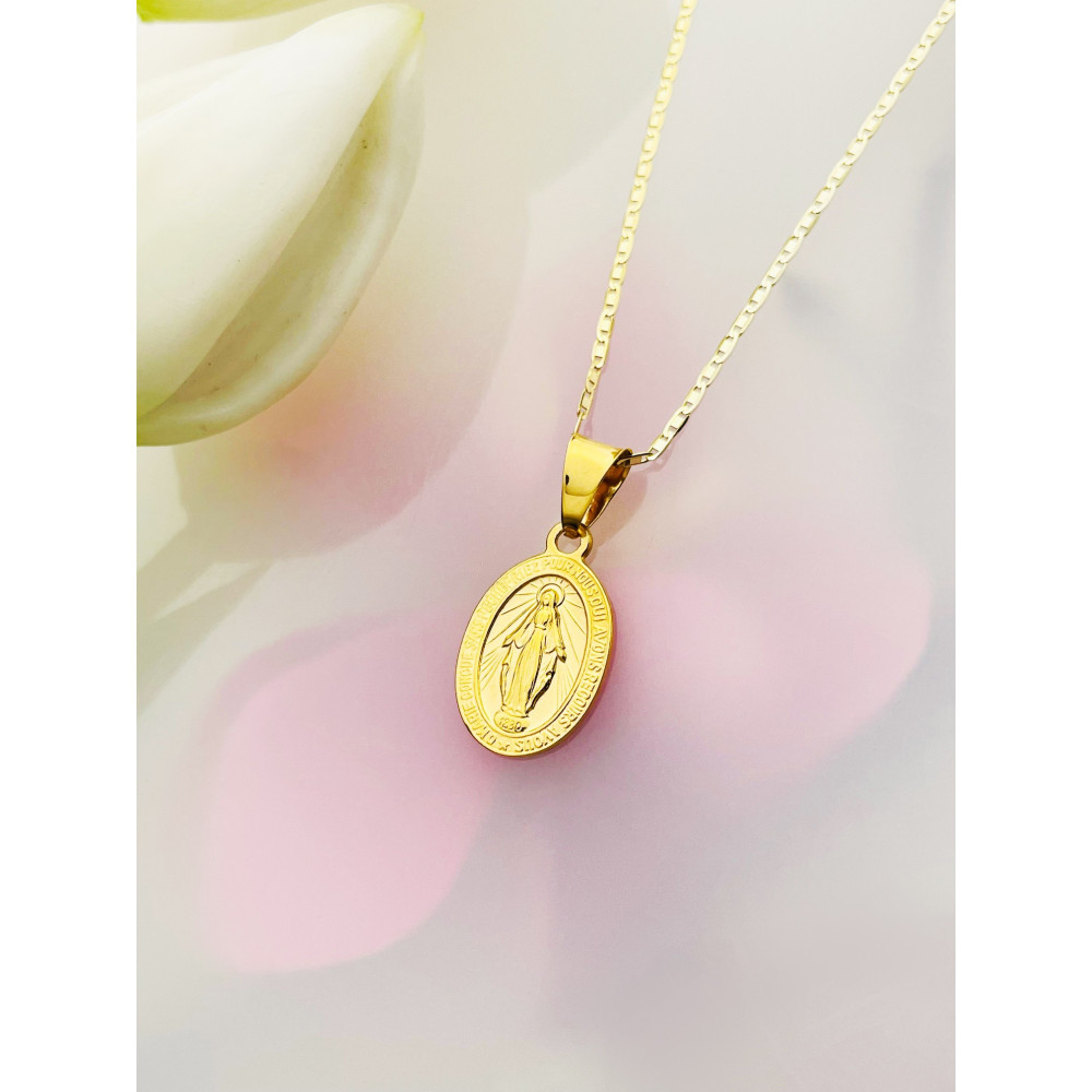Anhänger Madonna Maria Goldanhänger Erstkommunion 585er 14KT