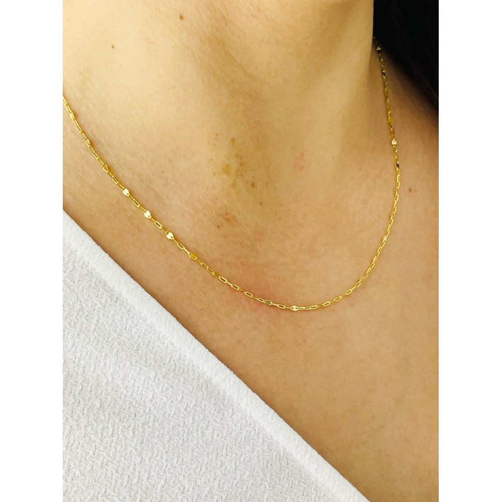 Goldkette Halskette Ankerkette Figaro Kette Collier Gold 585er 14KT