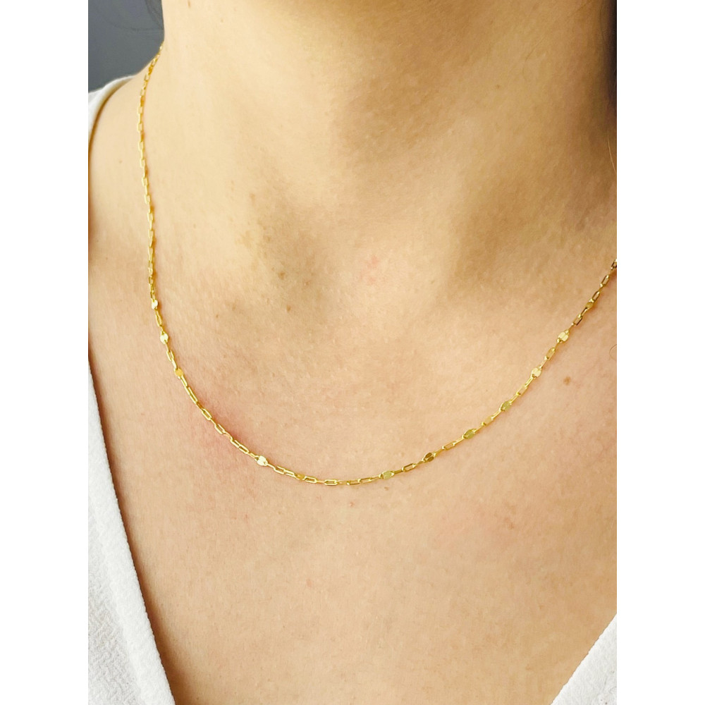 Goldkette Halskette Ankerkette Figaro Kette Collier Gold 585er 14KT