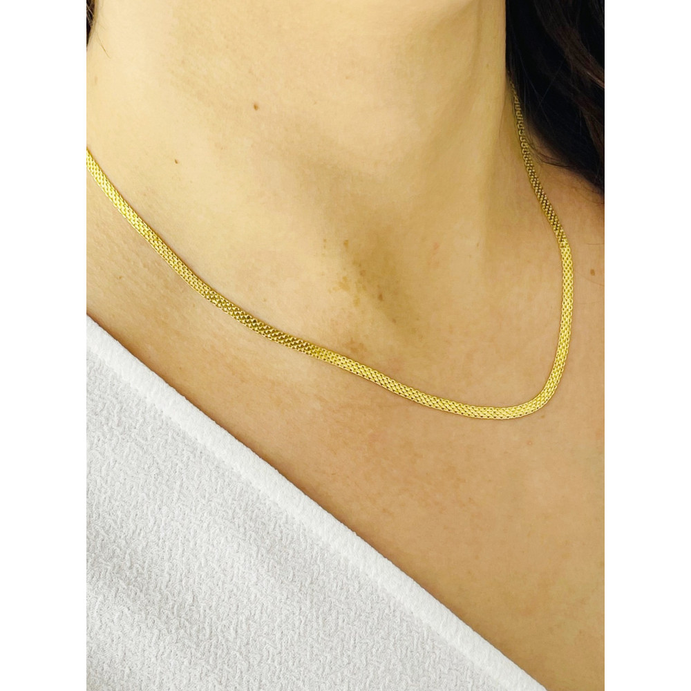 Goldkette Bismarck Kette Halskette Collier Echt 585er 14KT