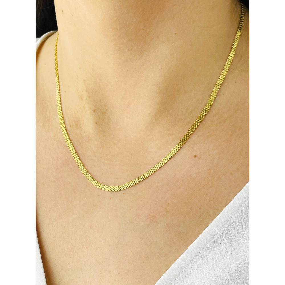 Goldkette Bismarck Kette Halskette Collier Echt 585er 14KT