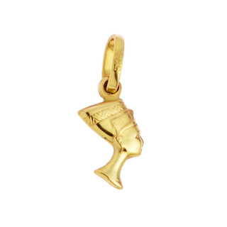 Złota zawieszka wisiorek Nefretete