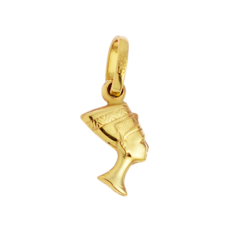 Złota zawieszka wisiorek Nefretete