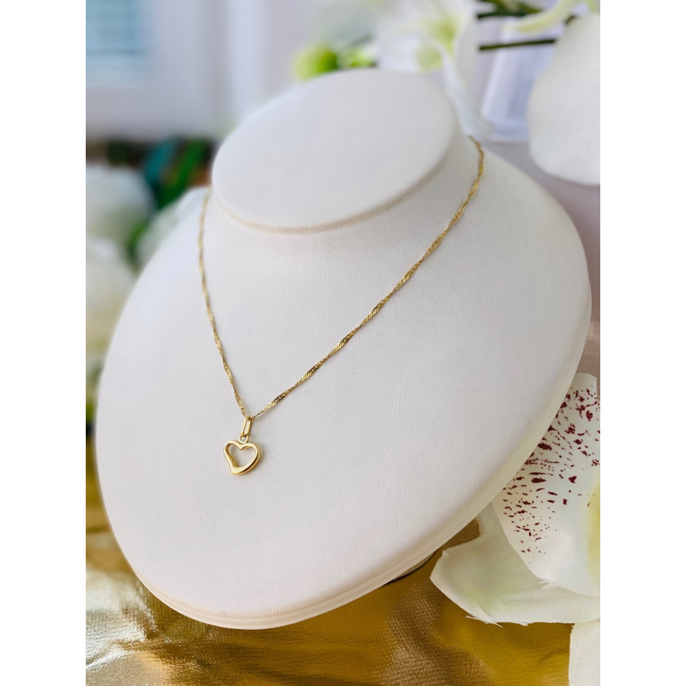 copy of Złoty wisiorek zawieszka rozeta ażurowa