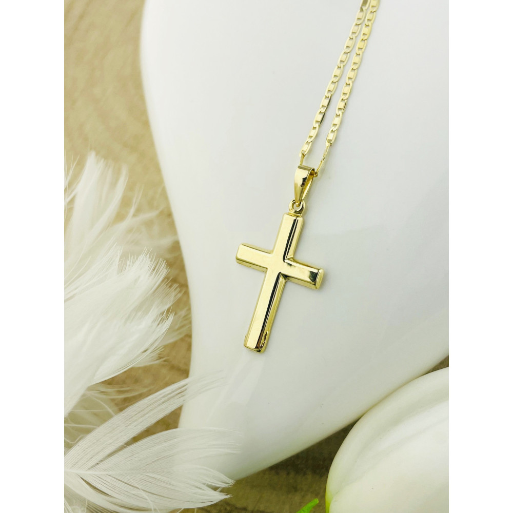 copy of Złoty krzyżyk klasyczny diamentowany