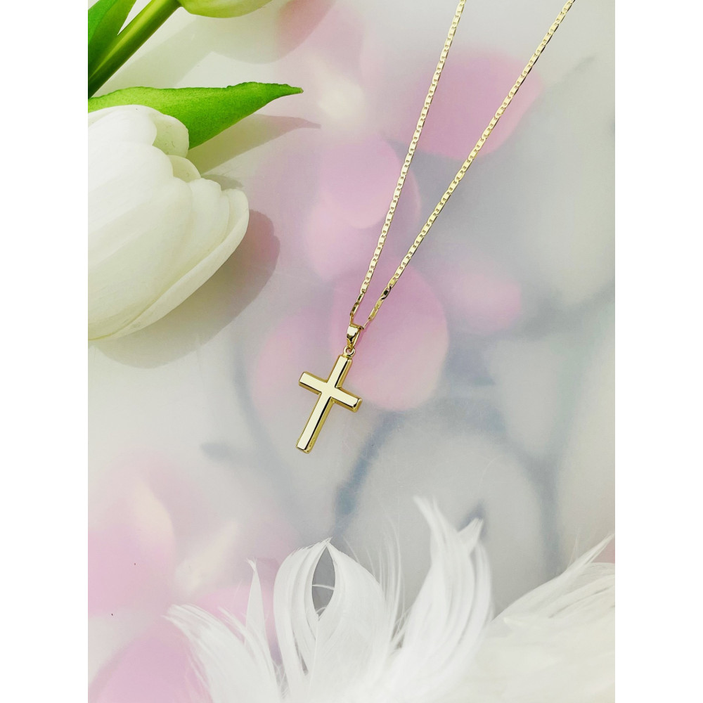 copy of Złoty krzyżyk klasyczny diamentowany