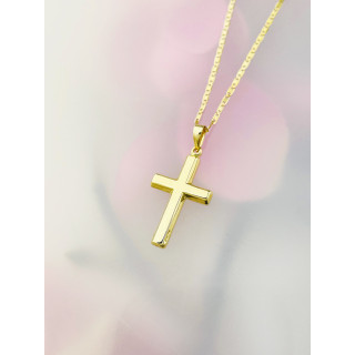 Goldanhänger Kettenanhänger Gold Anhänger Kreuz Goldkreuz Erstkommunion Gelbgold 585er 14KT