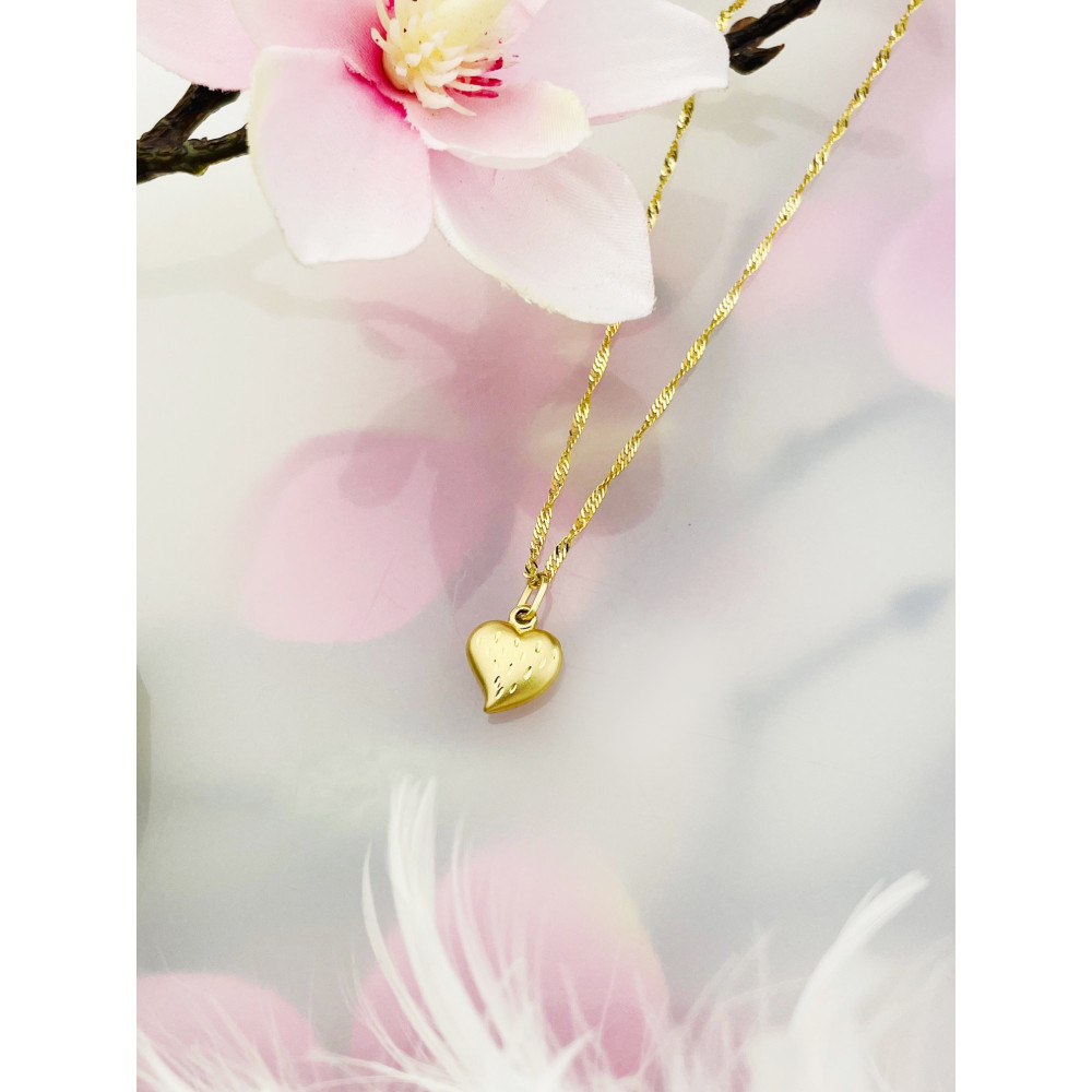 copy of Złoty wisiorek zawieszka rozeta ażurowa