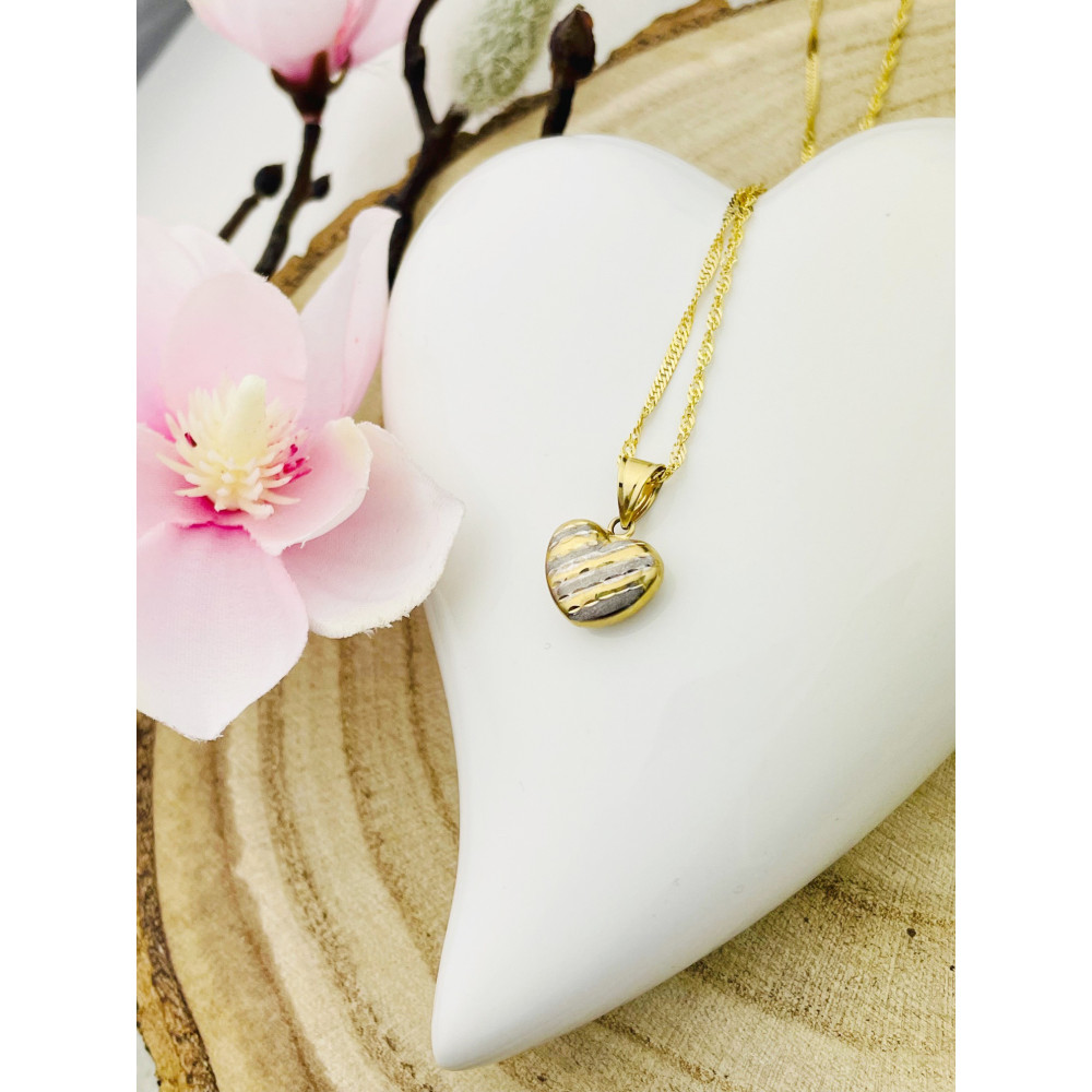 copy of Złoty wisiorek zawieszka rozeta ażurowa