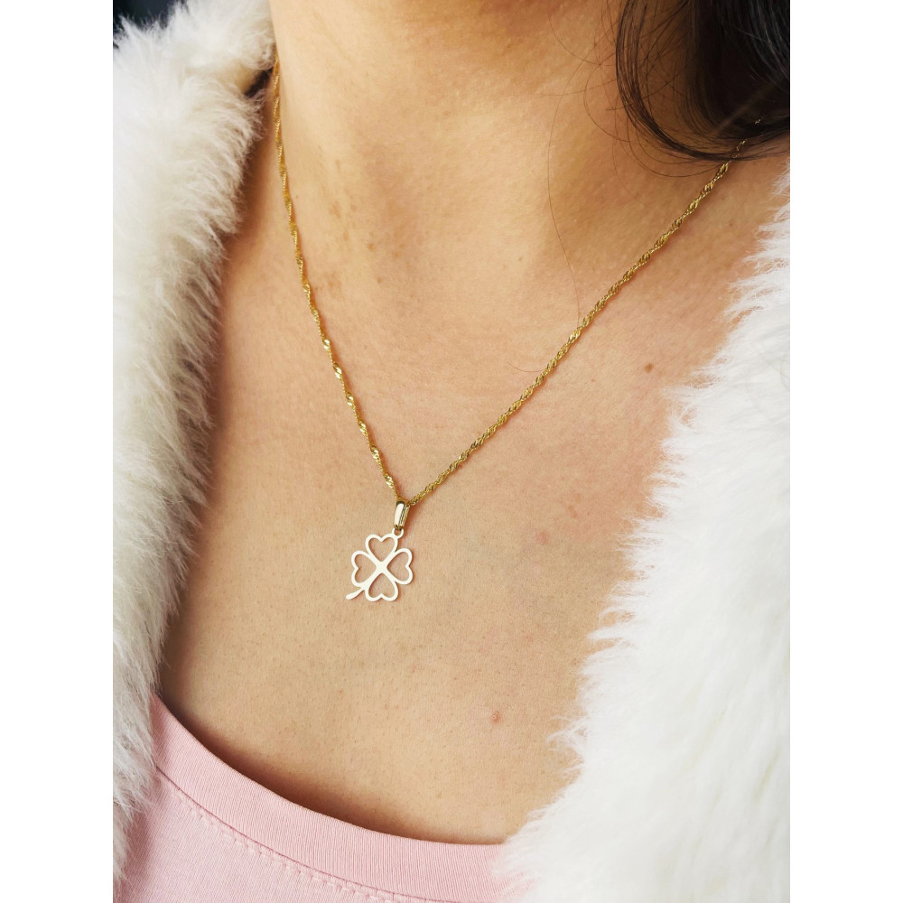 copy of Złoty wisiorek zawieszka rozeta ażurowa