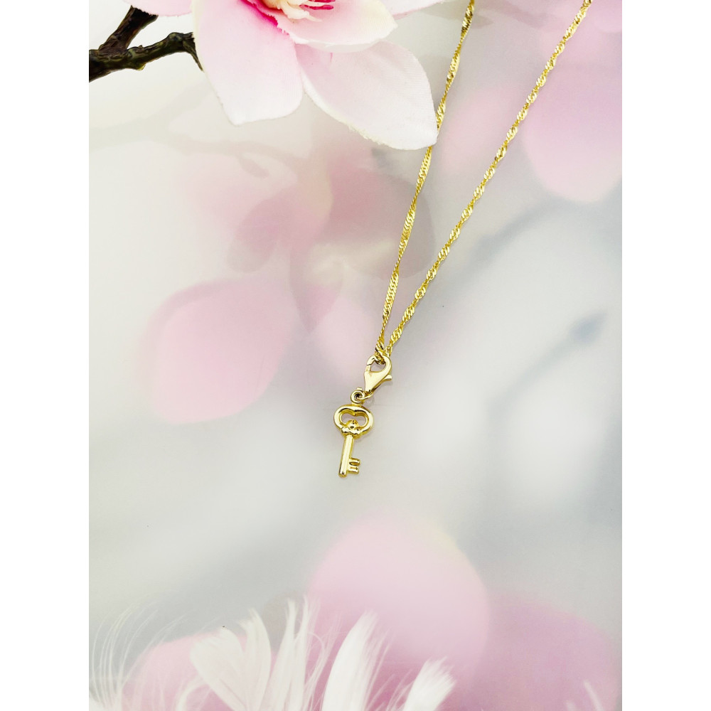 Anhänger Gelbgold Goldanhänger Schlüssel charms 585er 14KT