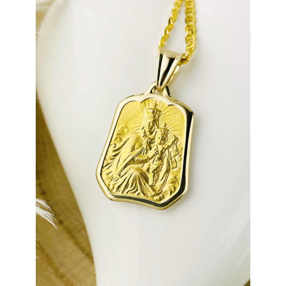 Anhänger Madonna Maria Jesus Goldanhänger Erstkommunion 585er 14KT