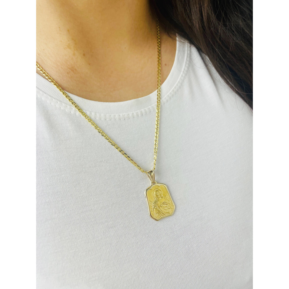 Anhänger Madonna Maria Jesus Goldanhänger Erstkommunion 585er 14KT