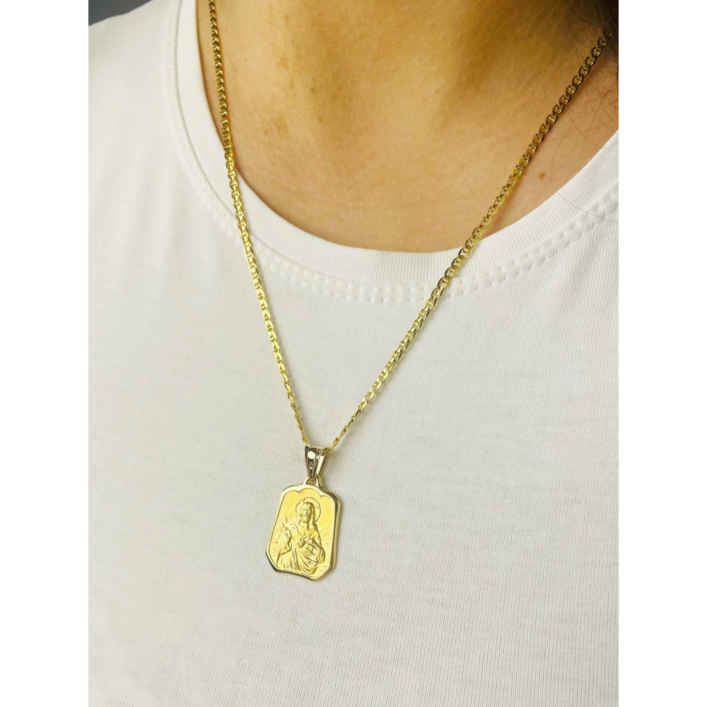 Anhänger Madonna Maria Jesus Goldanhänger Erstkommunion 585er 14KT