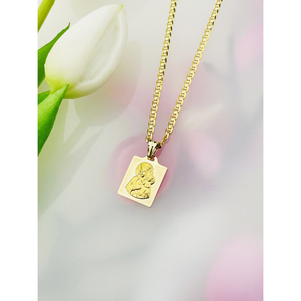 Anhänger Madonna Maria Goldanhänger Erstkommunion 585er 14KT