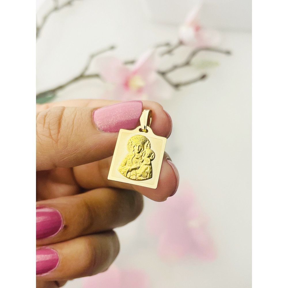 Anhänger Madonna Maria Goldanhänger Erstkommunion 585er 14KT