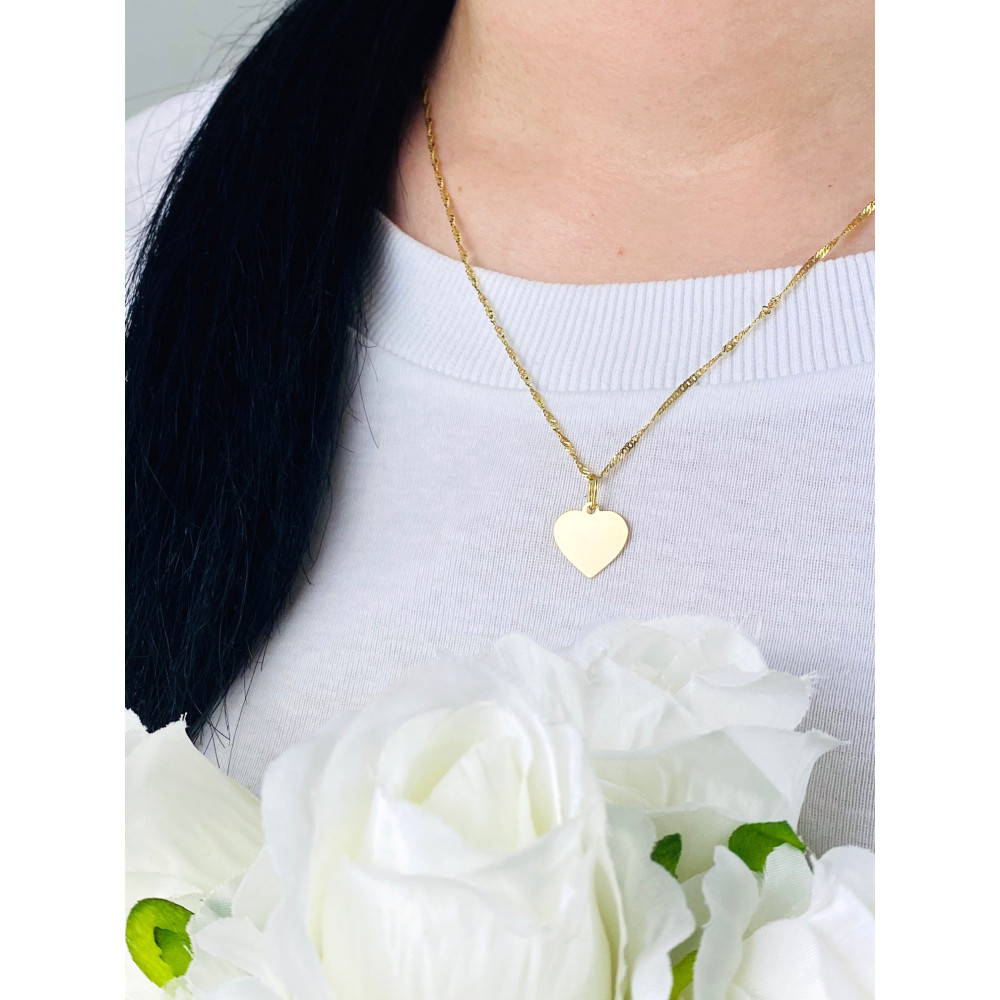 copy of Złoty wisiorek zawieszka rozeta ażurowa